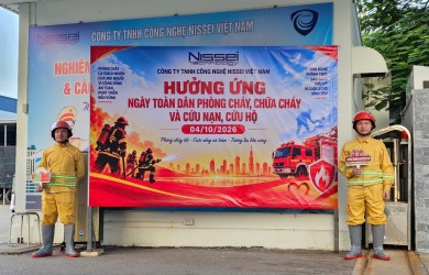 CÔNG TY TNHH CÔNG NGHỆ NISSEI VIỆT NAM TỔ CHỨC TUYÊN TRUYỀN NGÀY TOÀN DÂN PHÒNG CHÁY, CHỮA CHÁY VÀ CỨU NẠN, CỨU HỘ